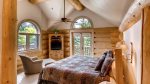 Master bedroom with king bed